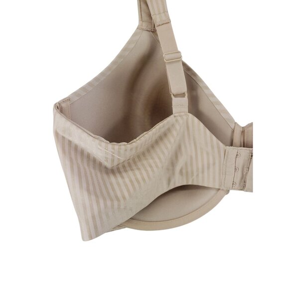 Playtex Secrets Perfectly Smooth Bra Size 44DD Nude Underwire Full Coverage - Picture 3 of 7